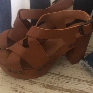 Madden grl brown shoes